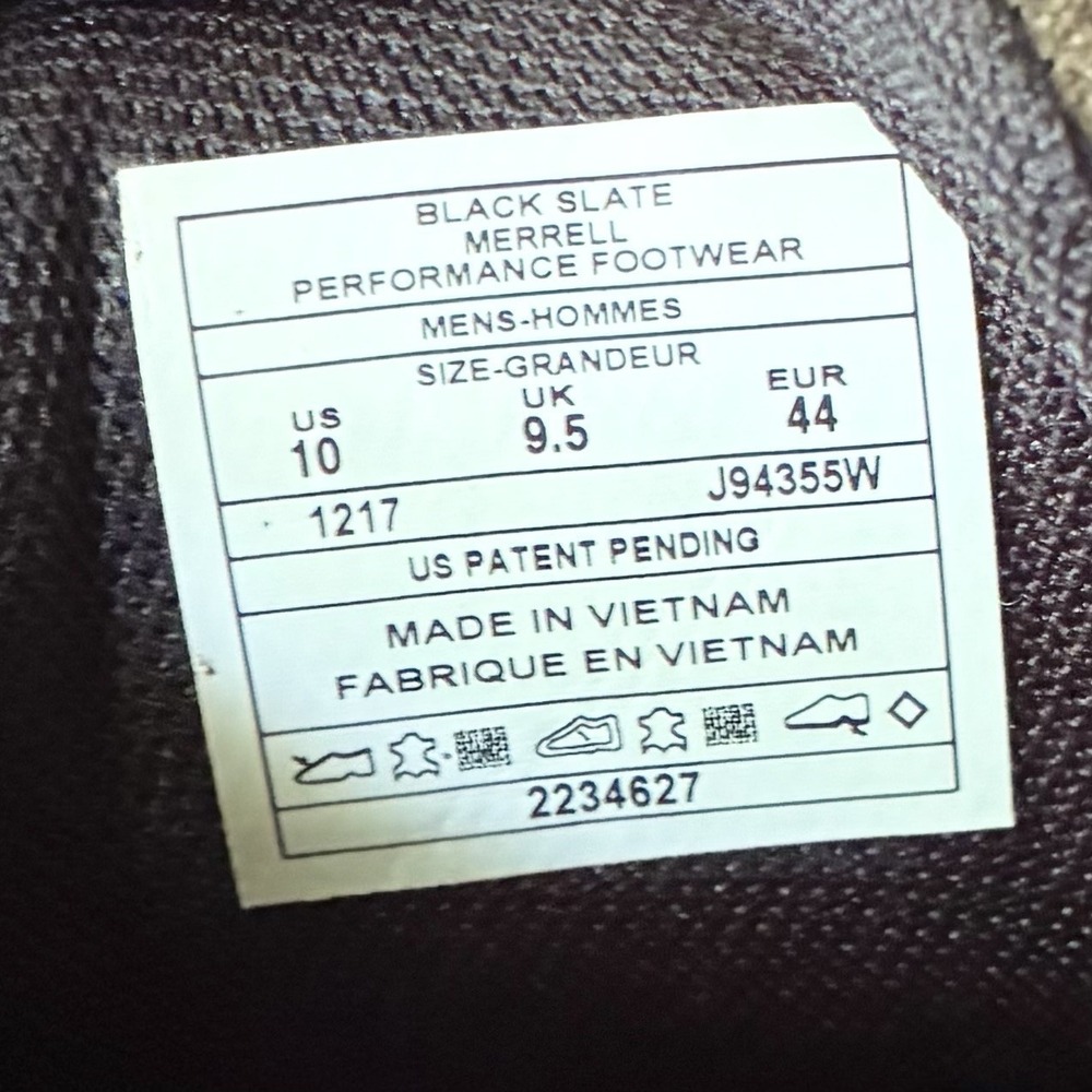 Merrell World Vue Lace Up Comfort Oxford Brown Leather Casual Shoes Mens 10 - Picture 9 of 9